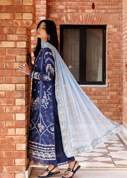 Emaan Adeel | Mirabelle Festive Lawn - Petal Posh