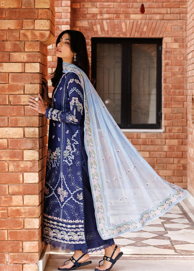 Emaan Adeel | Mirabelle Festive Lawn - Petal Posh