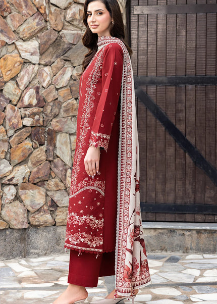 Farasha | Eminence Khaddar F/W '25 - Claret