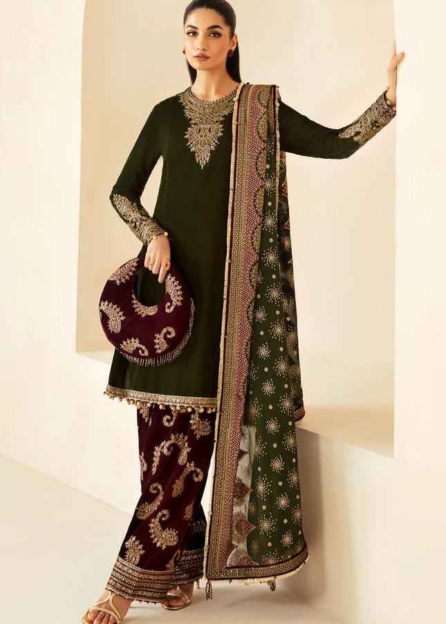 Jazmin | Embroidered Velvet Formal VF-2029