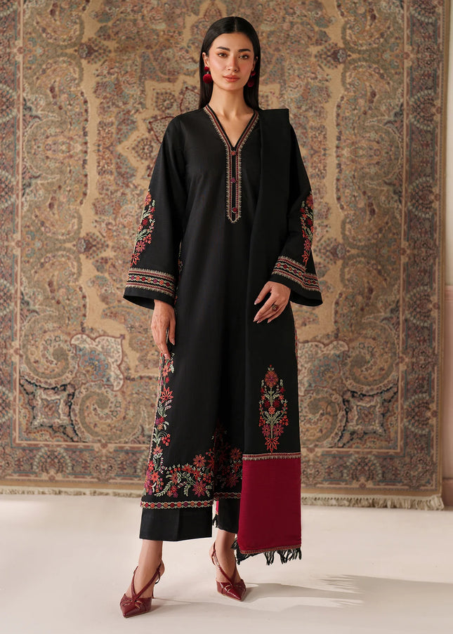 Baroque | Embroidered Khaddar UF-4346