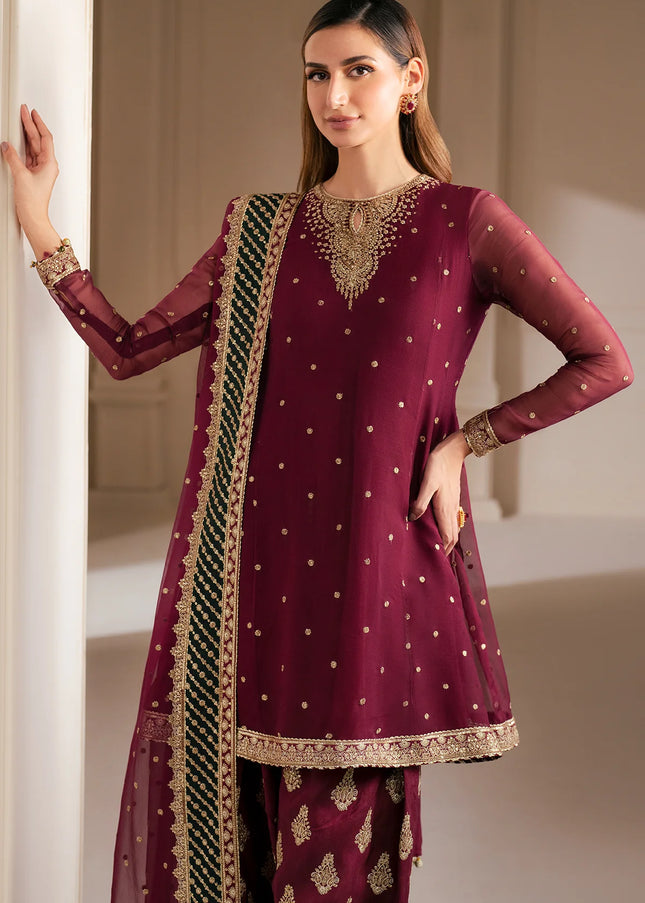 Jazmin | Embroidered Chiffon UC-3068