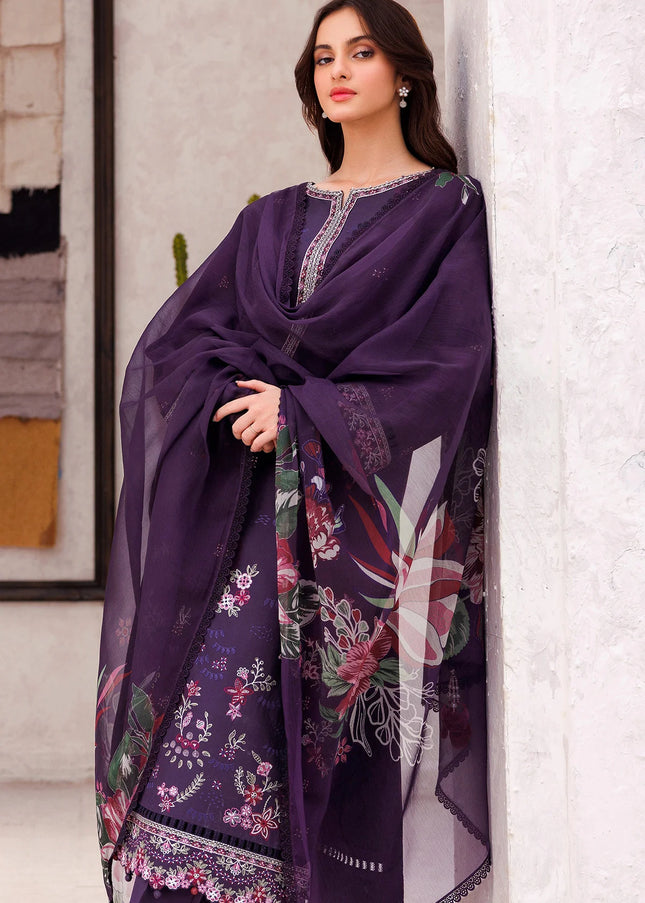 Farasha | Bahaar Embroidered Lawn'25 - Whimsy Dreams