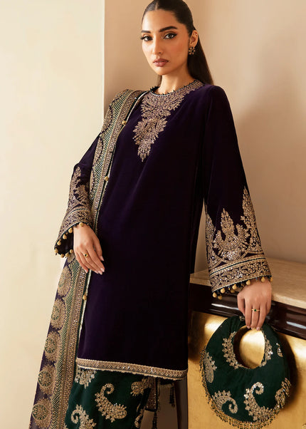 Jazmin | Embroidered Velvet Formal VF-2030