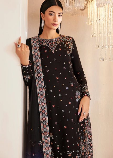 Jazmin | Premium Embroidered Raw Silk UR-7045