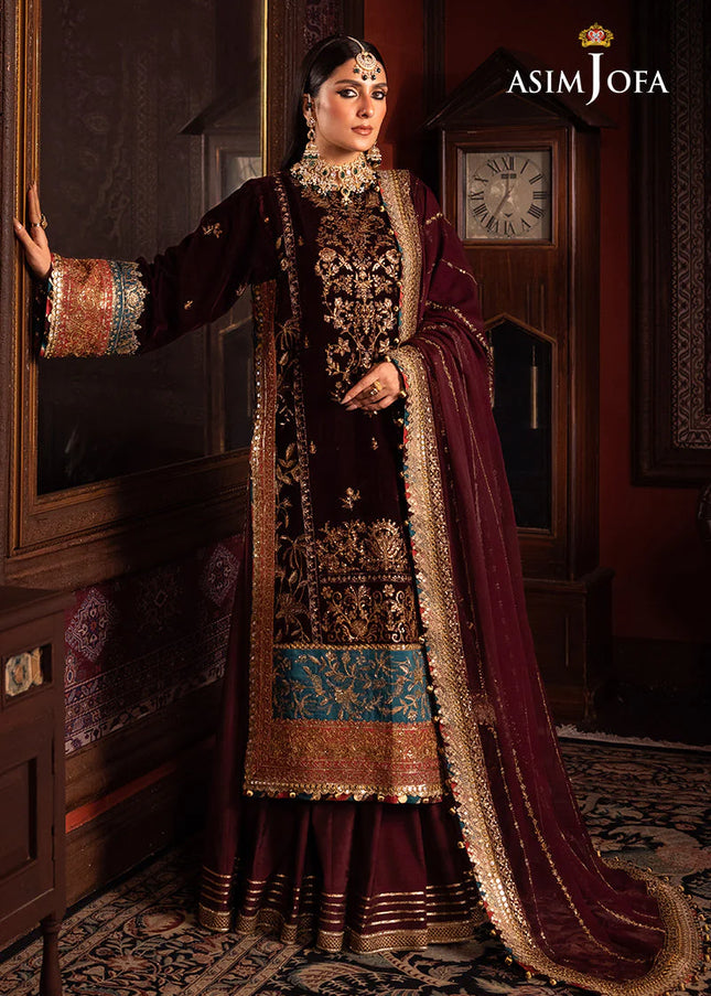 Asim Jofa | Makhmal Wedding Velvet - AJMM-09