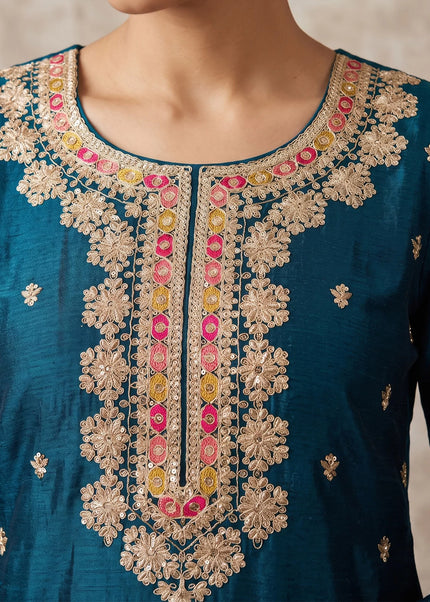 Chinnon Embroidered Sharara Suit Series