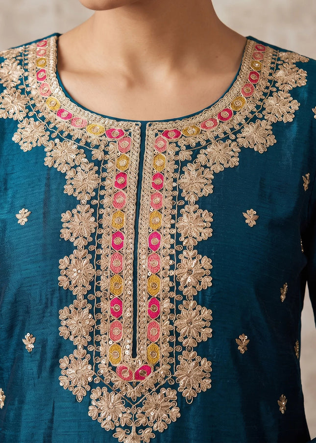 Chinnon Embroidered Sharara Suit Series