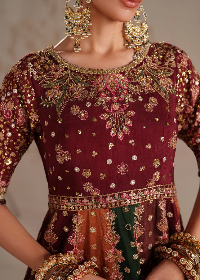 Baroque | Embroidered Raw Silk UF-4366
