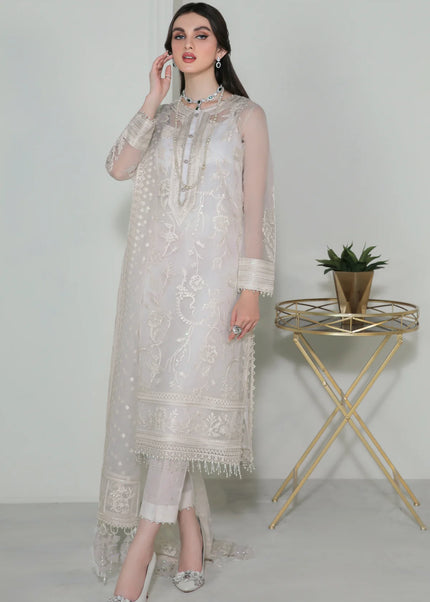Baroque | Embroidered Organza UF-186