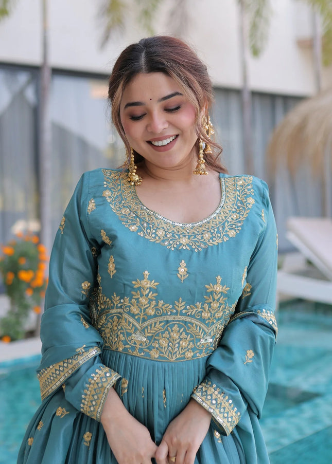 Silk Embroidered Sharara Suit Series