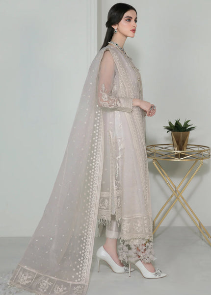 Baroque | Embroidered Organza UF-186