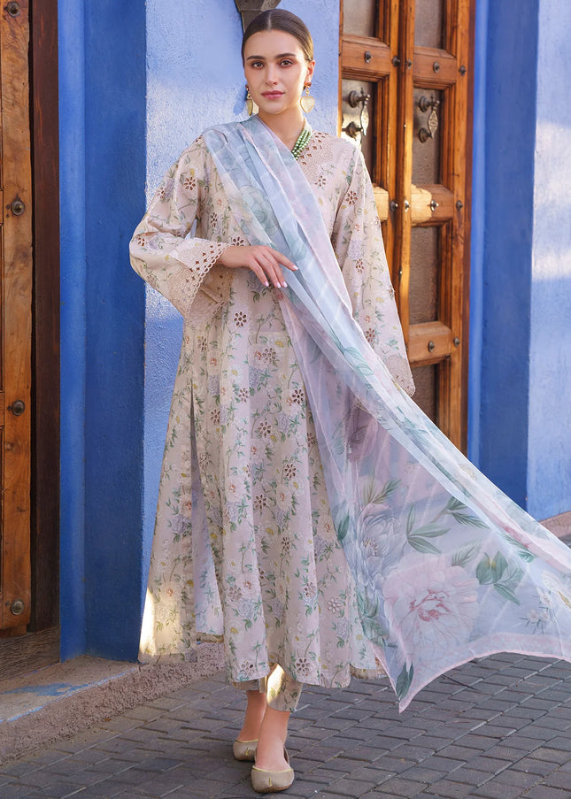 Baroque | Embroidered Printed Lawn UF-591