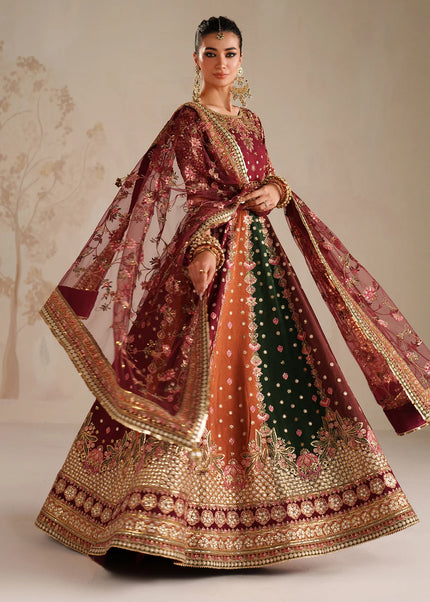 Baroque | Embroidered Raw Silk UF-4366