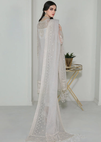 Baroque | Embroidered Organza UF-186