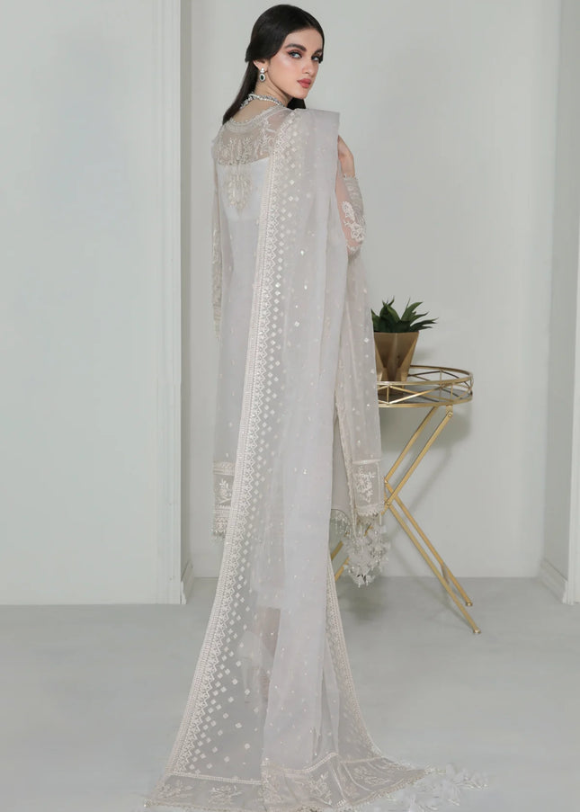 Baroque | Embroidered Organza UF-186