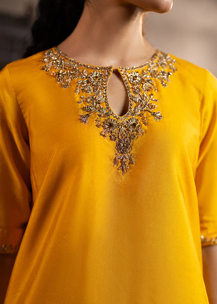 Farrukhzia | Fareesha - Mustard Yellow