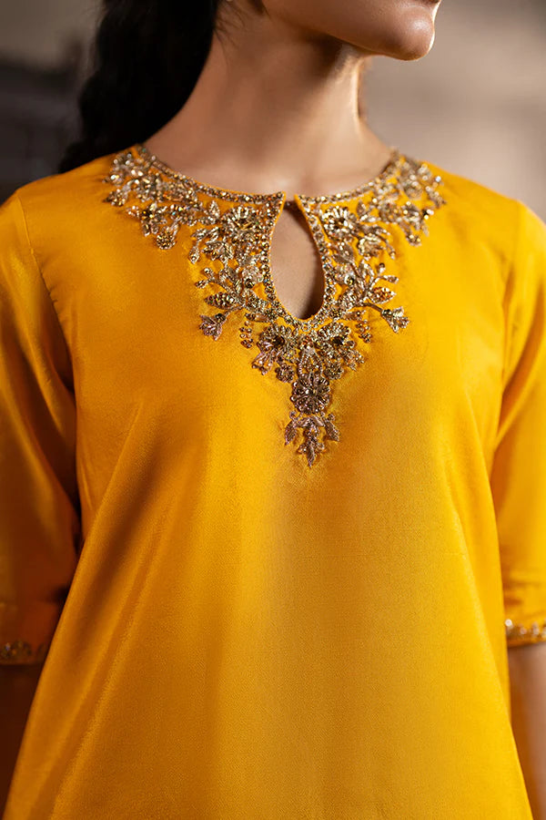 Farrukhzia | Fareesha - Mustard Yellow