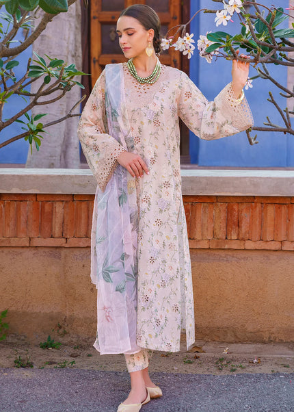 Baroque | Embroidered Printed Lawn UF-591