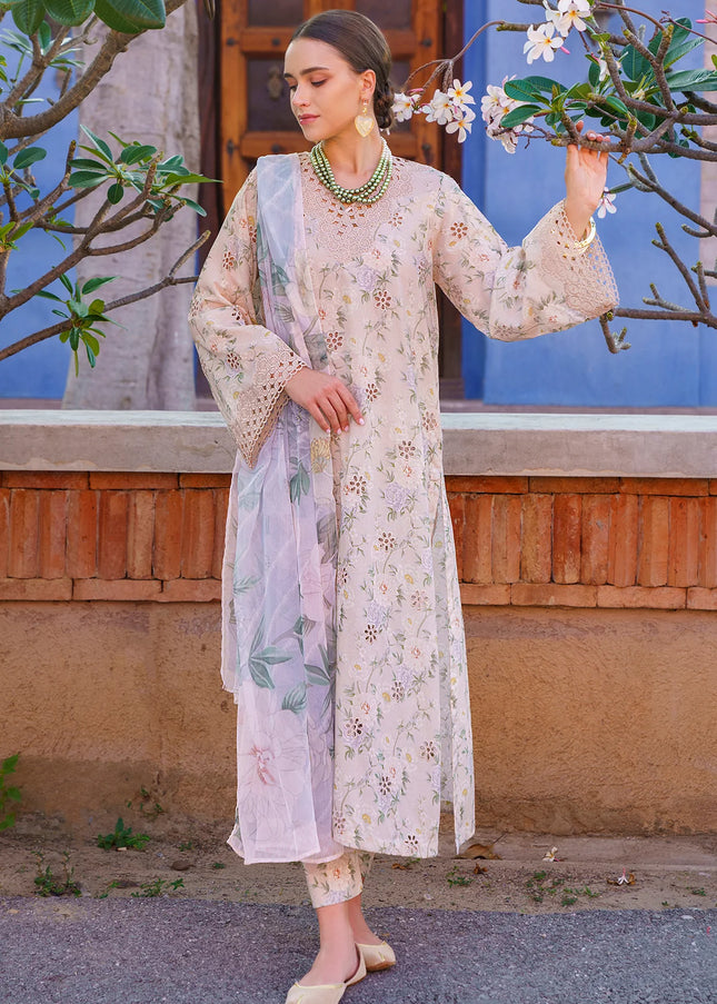 Baroque | Embroidered Printed Lawn UF-591