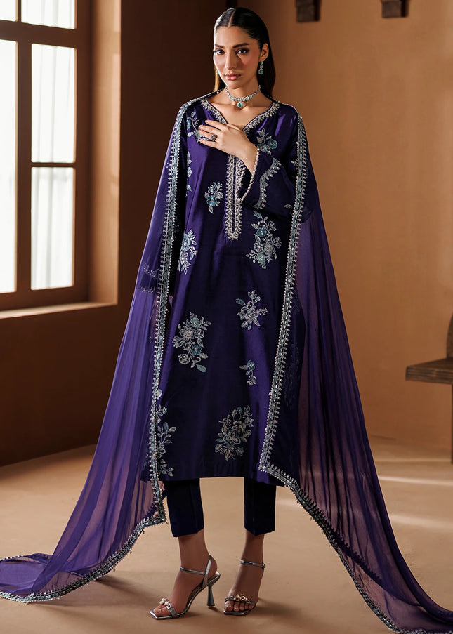 Baroque | Embroidered Sheesha Silk PR-1284