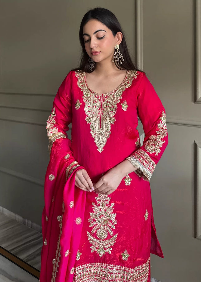 Fendi Embroidered palazzo Suit Series