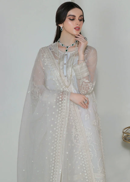 Baroque | Embroidered Organza UF-186