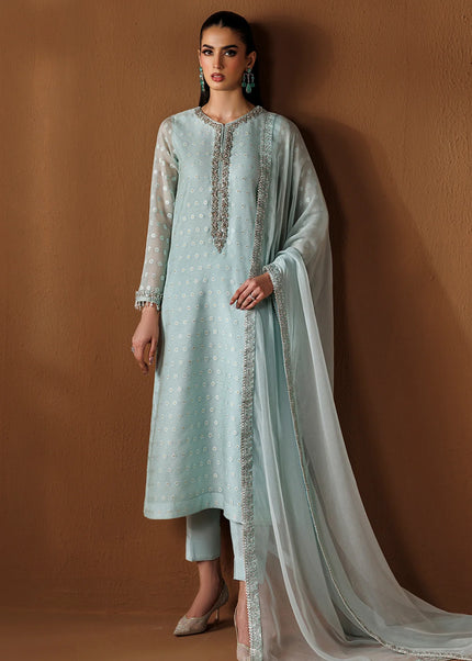Baroque | Embroidered Cotton Net PR-1285