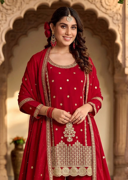 Chinnon Embroidered Palazzo Suit Series