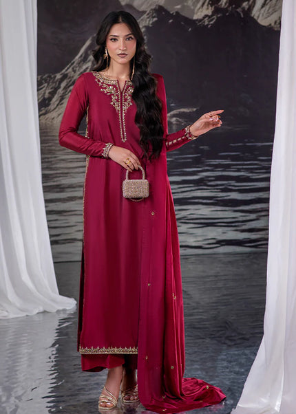 Farrukhzia | Laavni - Burgundy