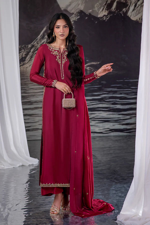 Farrukhzia | Laavni - Burgundy
