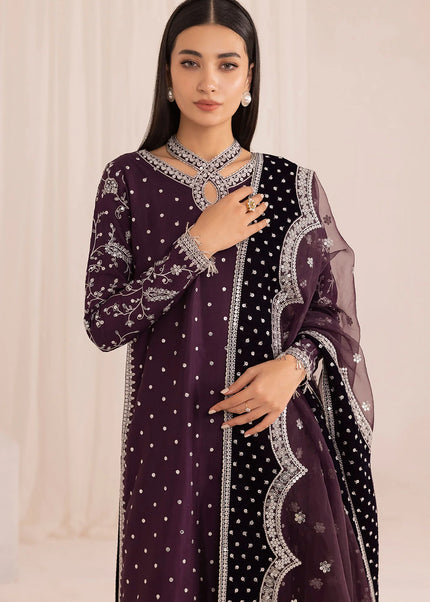 Jazmin | Premium Embroidered Raw Silk UR-7011