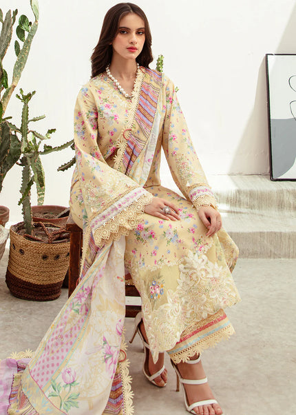 AJR Couture | Alif Affordable Lawn ’24 - Sunny Delight