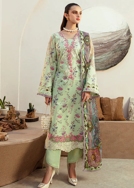 AJR Couture | Alif Affordable Lawn ’24 - Mint Magic