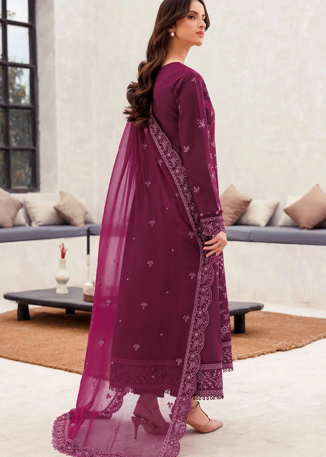 Farasha | Bahaar Embroidered Lawn'25 - Regal Plum