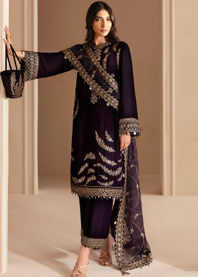 Jazmin | Embroidered Velvet Formal VF-2026