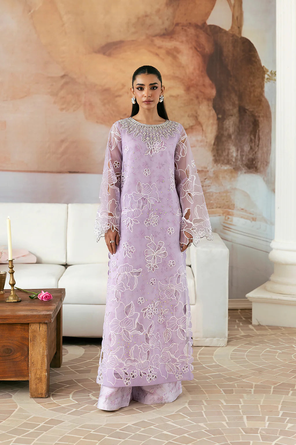 vanya purple dress Deep Purple Embroidered Velvet Long Shirt - Vanya | Velvet Muse | KV-59