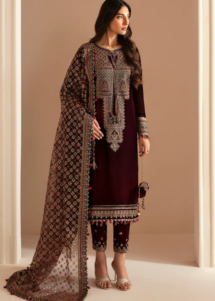 Jazmin | Embroidered Velvet Formal VF-2022