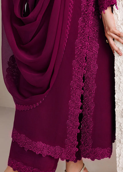 Farasha | Chiffon Essentials '26 - Rouge Divine