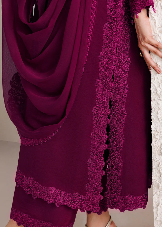 Farasha | Chiffon Essentials '26 - Rouge Divine