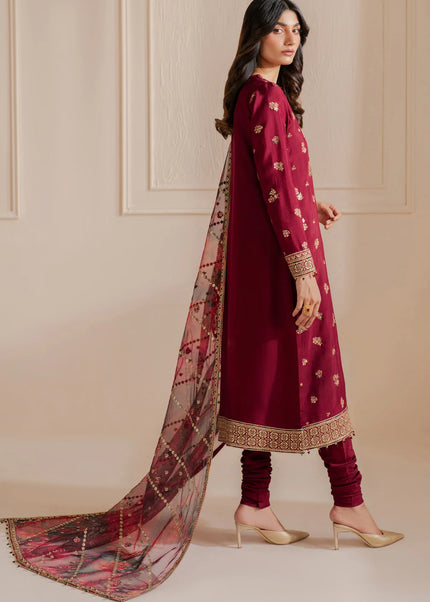 Jazmin | Embroidered Raw Silk UR-7052