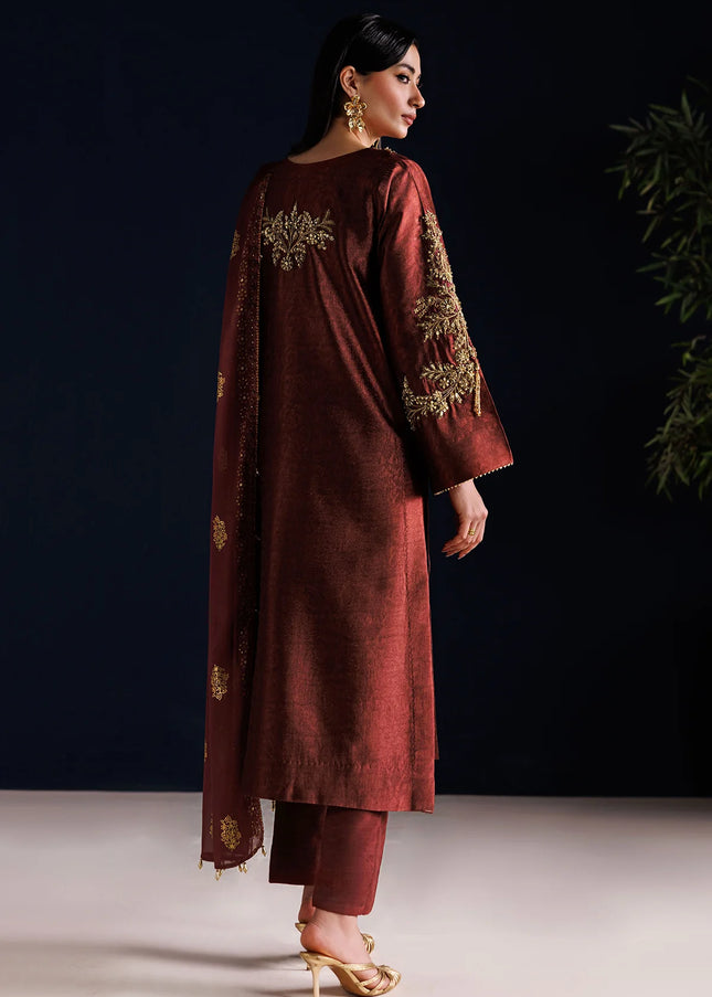 Baroque | Embroidered Sheesha Silk PR-1313