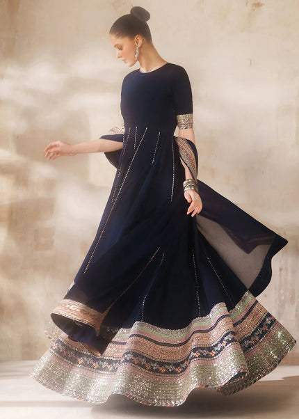 Baroque | Embroidered Raw Silk PR-1209