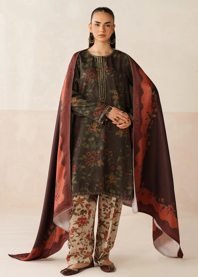 Baroque | Embroidered Viscose Silk UF-4279