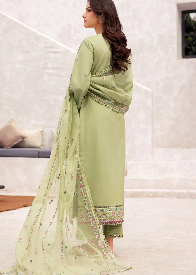 Farasha | Bahaar Embroidered Lawn'25 - Tropical Orchid