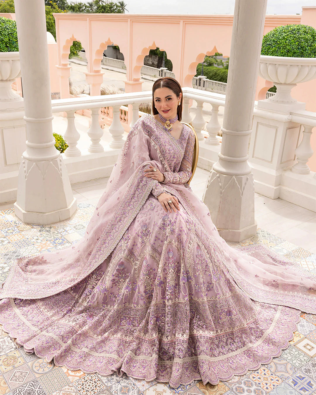 faiza saqlain purple dress Faiza Saqlain