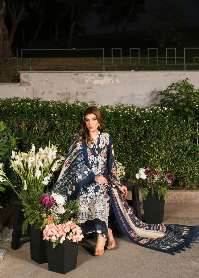 Elaf Premium | Elaf Winter Pashmina Shawl Collection'24 - Moonlit Promises
