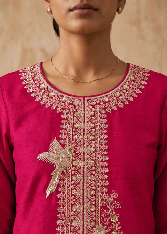 Chinnon Embroidered Sharara Suit Series