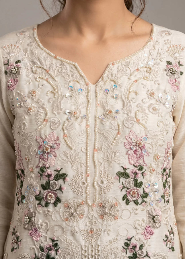 Chiffon Embroidered Straight Suit Series