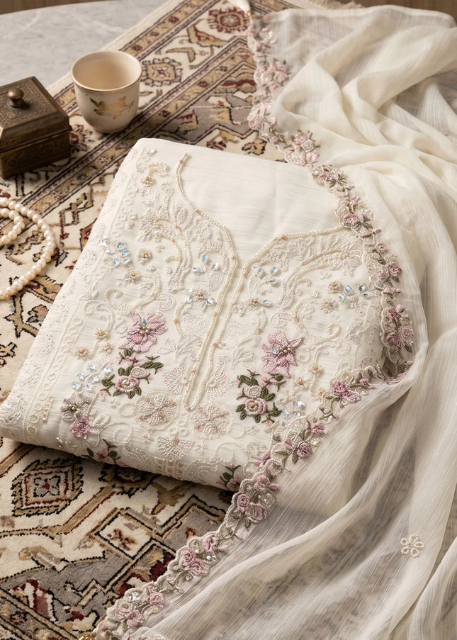 Chiffon Embroidered Straight Suit Series